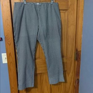 Popsugar Black/White Gingham Pant
